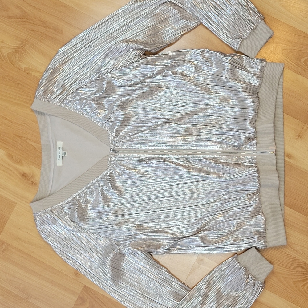 Francesca's Champagne Shimmer Jacket